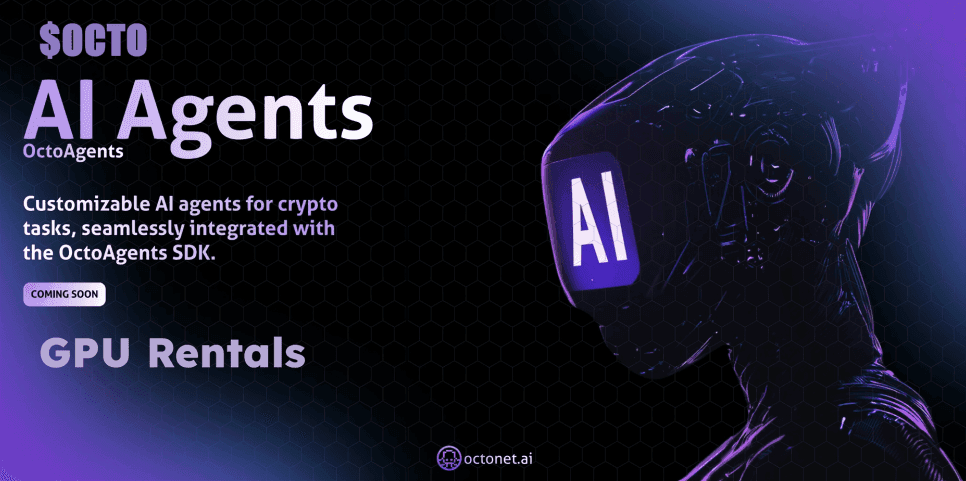 X powered OctonetAI - $OCTO, GPU Rentals, Custom AI agent